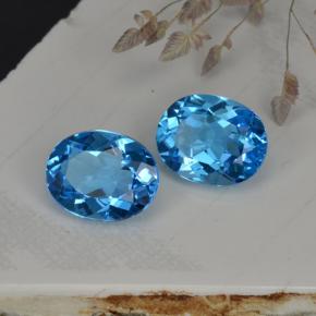 Achetez naturel ct bleue topaze gems, coupe ovale, en provenance brésil chez gemselect. en stock, livraison internationale!