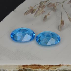 Achetez naturel ct bleue topaze gems, coupe ovale, en provenance brésil chez gemselect. en stock, livraison internationale!