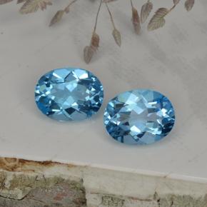 Achetez naturel ct bleue topaze gems, coupe ovale, en provenance brésil chez gemselect. en stock, livraison internationale!