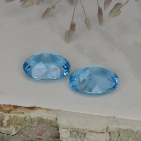 Achetez naturel ct bleue topaze gems, coupe ovale, en provenance brésil chez gemselect. en stock, livraison internationale!