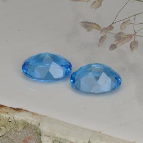 Achetez naturel 4,71ct bleue topaze gems, coupe ovale, en provenance brésil chez gemselect. en stock, livraison internationale!