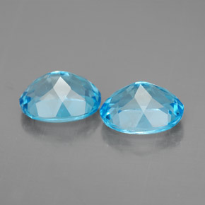 Achetez naturel ct bleue topaze gems, coupe ovale, en provenance brésil chez gemselect. en stock, livraison internationale!