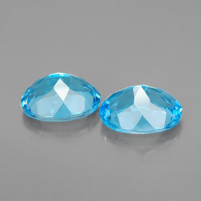 Achetez naturel ct bleu suisse topaze gems, coupe ovale, en provenance brésil chez gemselect. en stock, livraison internationale!
