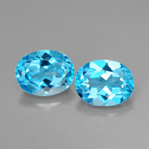 Achetez naturel ct bleue topaze gems, coupe ovale, en provenance brésil chez gemselect. en stock, livraison internationale!