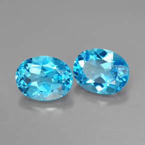 Achetez naturel ct bleue topaze gems, coupe ovale, en provenance brésil chez gemselect. en stock, livraison internationale!