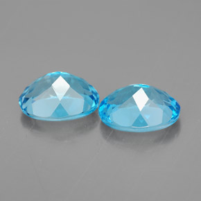 Achetez naturel ct bleue topaze gems, coupe ovale, en provenance brésil chez gemselect. en stock, livraison internationale!