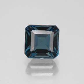 Topaze bleue naturelle taille émeraude, 1,91 ct, VVS