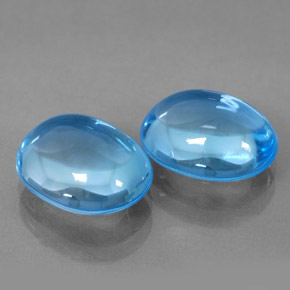 Achetez naturel ct bleue topaze gems, coupe ovale, en provenance brésil chez gemselect. en stock, livraison internationale!