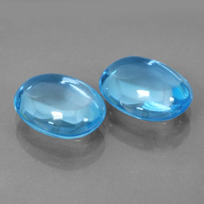 Achetez naturel ct bleue topaze gems, coupe ovale, en provenance brésil chez gemselect. en stock, livraison internationale!