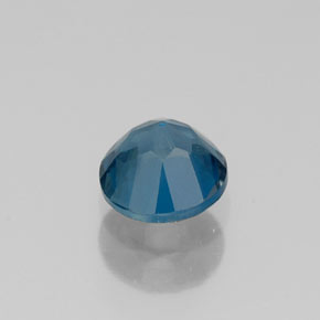 Topaze bleue naturelle coupe roude, 0,63 ct, VVS-VS