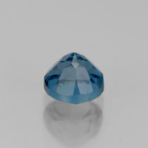 Topaze bleue naturelle coupe roude, 0,81 ct, VVS-VS