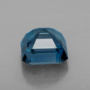 Topaze bleue naturelle taille émeraude, 2,38 ct, VVS-VS