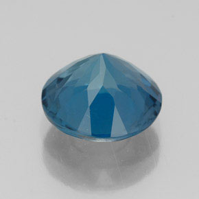 Topaze bleue naturelle coupe roude, 3,07 ct, VVS-VS