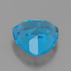 Topaze bleue naturelle trillion, 2,85 ct, VVS