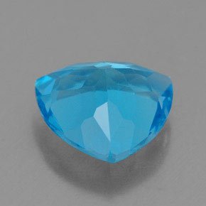 Topaze bleue naturelle trillion, 2,73 ct, VVS