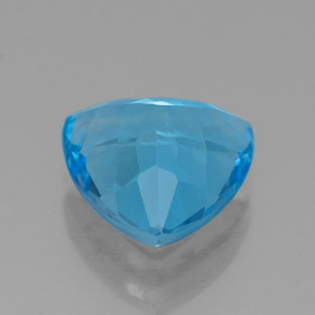Topaze bleue naturelle trillion, 2,67 ct, VVS