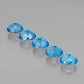Achetez naturel ct bleue topaze gems, coupe ovale, en provenance brésil chez gemselect. en stock, livraison internationale!