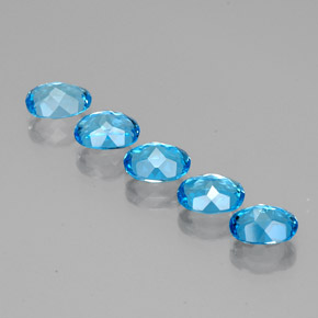 Achetez naturel ct bleue topaze gems, coupe ovale, en provenance brésil chez gemselect. en stock, livraison internationale!