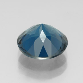 Topaze bleue naturelle coupe roude, 3,08 ct, VVS