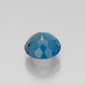 Topaze bleue naturelle coupe roude, 1,70 ct, VS