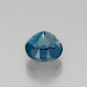 Topaze bleue naturelle coupe roude, 1,93 ct, VVS