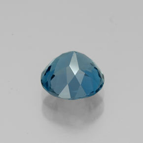 Topaze bleue naturelle coupe roude, 1,73 ct, VVS