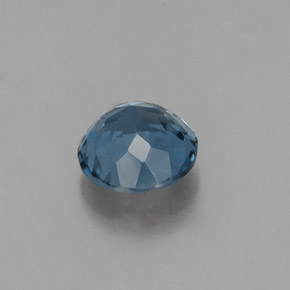 Topaze bleue naturelle coupe roude, 1,12 ct, VVS-VS