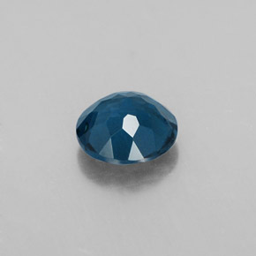 Topaze bleue naturelle coupe roude, 0,93 ct, VVS-VS