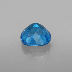 Topaze bleue naturelle coupe coussin, 1,92 ct, VS