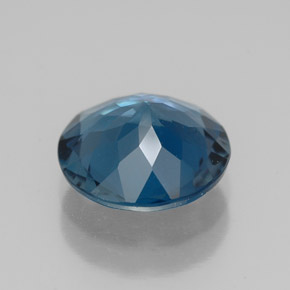 Topaze bleue naturelle coupe roude, 2,61 ct, VVS