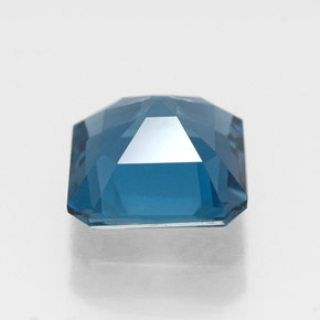 Topaze bleue naturelle taille émeraude, 1,78 ct, VVS