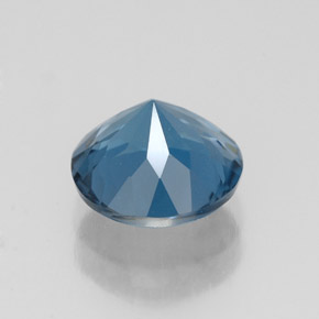 Topaze bleue naturelle coupe roude, 2,36 ct, VVS