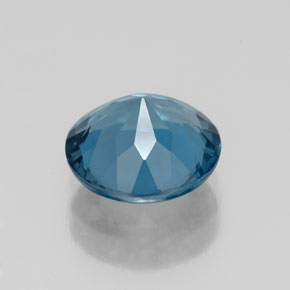 Topaze bleue naturelle coupe roude, 2,18 ct, VVS