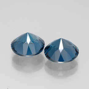 Achetez naturel ct bleue topaze gems, coupe roude, en provenance brésil chez gemselect. en stock, livraison internationale!