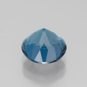 Topaze bleue naturelle coupe roude, 2,47 ct, VS
