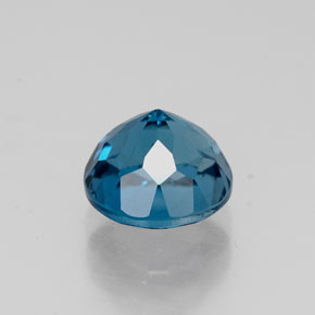 Topaze bleue naturelle coupe roude, 1,94 ct, VS