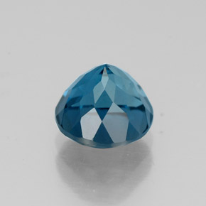 Topaze bleue naturelle coupe roude, 2,05 ct, VS
