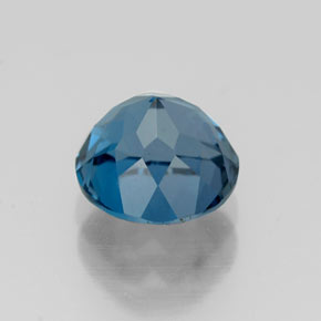 Topaze bleue naturelle coupe roude, 1,90 ct, VVS-VS