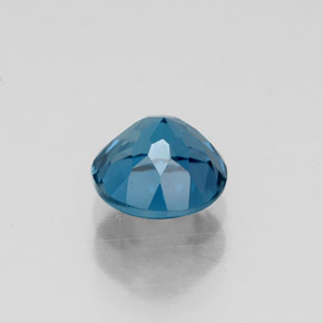 Topaze bleue naturelle coupe roude, 1,06 ct, VVS