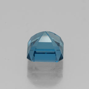 Topaze bleue naturelle taille émeraude, 1,71 ct, VVS-VS