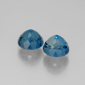Achetez naturel ct bleue topaze gems, coupe roude, en provenance brésil chez gemselect. en stock, livraison internationale!