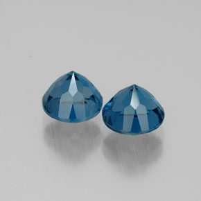 Achetez naturel ct bleue topaze gems, coupe roude, en provenance brésil chez gemselect. en stock, livraison internationale!
