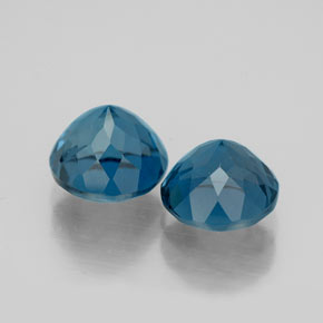 Achetez naturel ct bleue topaze gems, coupe roude, en provenance brésil chez gemselect. en stock, livraison internationale!