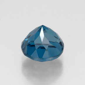 Topaze bleue naturelle coupe roude, 2,14 ct, VS