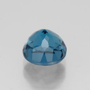 Topaze bleue naturelle coupe roude, 1,99 ct, VVS-VS