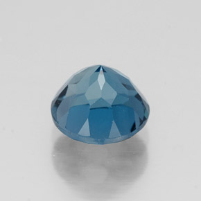 Topaze bleue naturelle coupe roude, 1,83 ct, VVS-VS