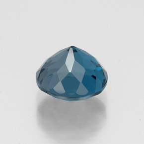 Topaze bleue naturelle coupe roude, 1,90 ct, VVS