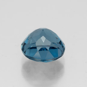 Topaze bleue naturelle coupe roude, 2,03 ct, VVS