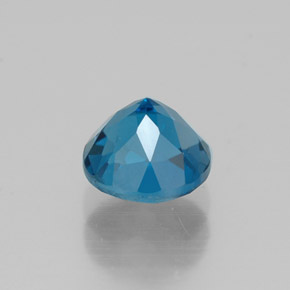 Topaze bleue naturelle coupe roude, 1,21 ct, VVS