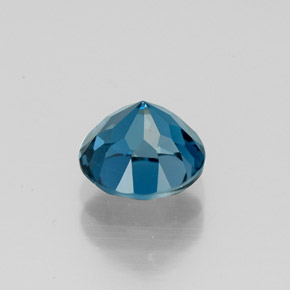 Topaze bleue naturelle coupe roude, 1,78 ct, VS